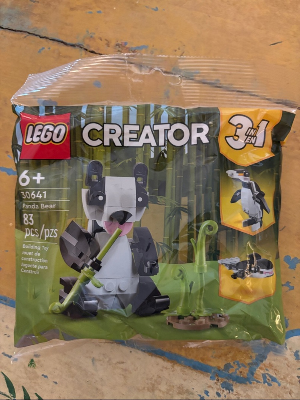 LEGO Creator Panda Bear Toy - Black, White, Green
